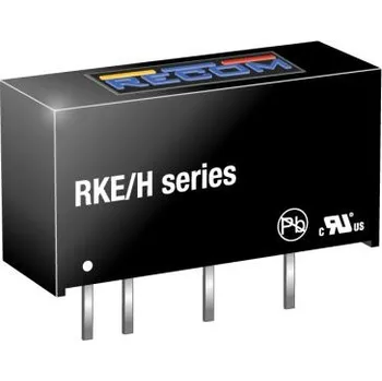 Měnič napětí DC-DC převodník 1W, výstup: 5V dc 200mA 4kV dc, Vin 21.6→ 26,4 V stejnosm