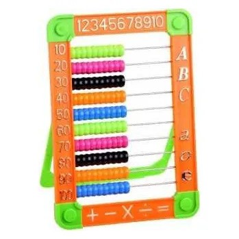 Výuková hračka Barevné počítadlo, 4 barvy Oranžová