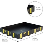 Flexibilní záchytná vana, 240 x 180 cm