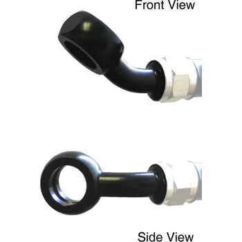 VENHILL banjo Venhill POWERHOSEPLUS 3/60087/BLACK 45° černý