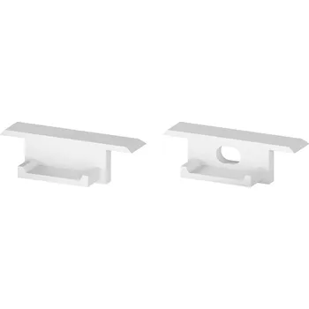 LED lišta Koncovka profilu EC-PROFIL (YI) W (2pcs/SET) barva bílá GXLP375 Greenlux