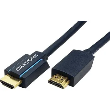 Video kabel Clicktronic HDMI 2.1 kabel, 8K@60Hz, HDMI M - HDMI M, 1m