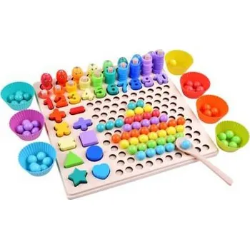 Dřevěná hračka Farebná drevená vkladačka