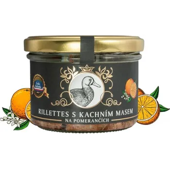 Hotové jídlo Rillettes s kachním masem na pomerančích - Vineco 180g