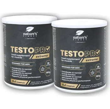 Anabolizér Natures Finest 2x TestoPro extreme 150g + DÁREK