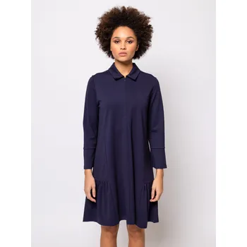 Dámské šaty Heavy Tools dámské šaty s límečkem Vister tmavě modré Velikost: S