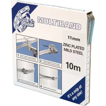 Průmyslová sponka Pásek hadicové spony, počet kusů: 1, Měkká ocel Šnekový převod Jubilee