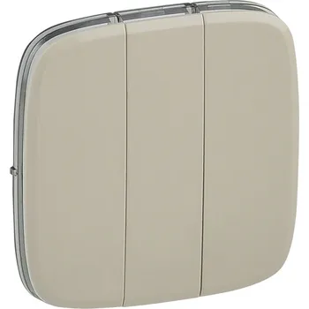 vypínač Valena ALLURE krytka spínače 3-násobná č.1 barva béžová *755036 Legrand