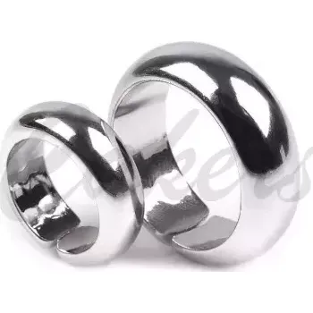 Čokoláda Dekorační prsteny stříbrné - 2 ks