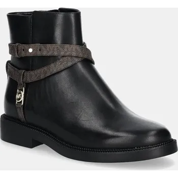 Dámské kozačky Nízké kozačky MICHAEL Michael Kors Abigail dámské, černá barva, na plochém podpatku, 40F4ABME7L.007 99X, EUR 38