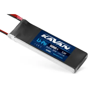 RC náhradní díl KAVAN Li-Po 5000mAh/7,4V 40/80C 37,0Wh - expresní doprava