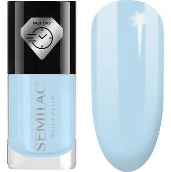 Lak na nehty Semilac - Fast Dry Laky na nehty 7 ml Stříbrná unisex