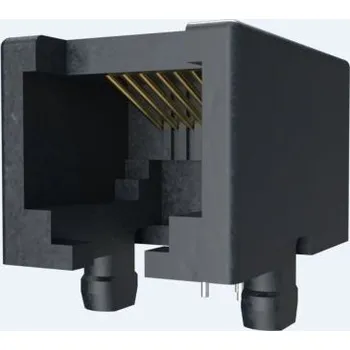 Elektrický konektor Konektor RJ45 Cat3, počet cest: 8, pravoúhlý, Montáž na plošný spoj, Samice, číslo řady: 92250, počet portů: 1