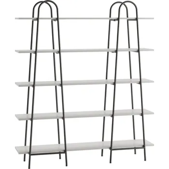 regál BAZA Regál Match 150 cm - vysoký, šedý