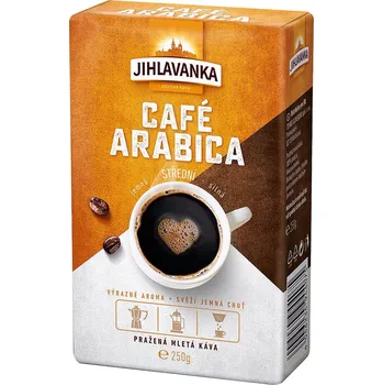 Jihlavanka Café Arabica mletá 250 g Káva Jihlavanka Café Arabica mletá 250 g