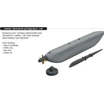 Plastikový model Eduard 1/48 AN/ALQ-99 pod High Band