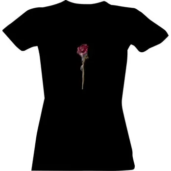Dámské tričko Tričko s potiskem Dámské tričko s růží dámské
