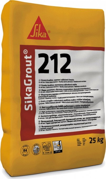 SIKA SikaGrout-212, 25 kg - expanzní zálivková malta pro kotvení Balení: 25 kg