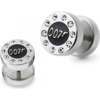 Piercing Piercingate Falešný piercing do ucha - James Bond 007 PFA00301 - Délka tyčky: 6 mm, Průměr tyčky: 1,2 mm