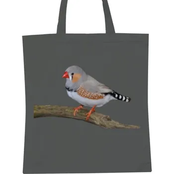 Nákupní taška Nákupní taška unisex s potiskem Zebřička pestrá