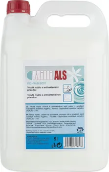 Mýdlo Solira Milli Als tekuté s antibakteriální přísadou bez parfemace 5 l