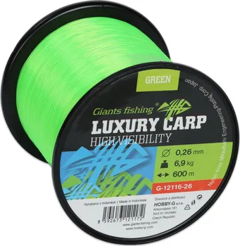 Giants Fishing Luxury Carp High Visibility Green 0,23 mm/600 m