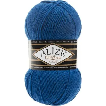 Galanterie Příze Alize Superlana klasik 141 královská modrá