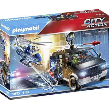 Stavebnice Playmobil Playmobil City Action 70575 Policejní helikoptéra: Pronásledování vozidla