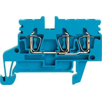 Rozvaděč WEIDMÜLLER Svorka Weidmuller ZDU 2.5N/3AN BL 1933730000