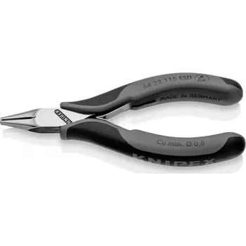 Ruční nářadí Kleště čelní štípací pro elektroniku, s malou fazetou 115 mm, knipex 6422115es