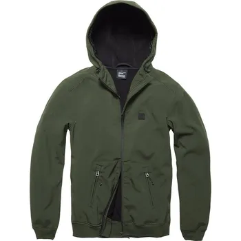 Vintage Industries® Bunda softshellová Ashore Vintage Industries®, Barva: Camo green, Velikost: XXL