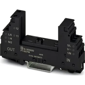 Přepěťová ochrana PHOENIX CONTACT PHOENIX Základna PT-BE/FM přepěťové ochrany 2839282