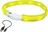 Nobby LED plochý svítící obojek žlutý, 55 cm
