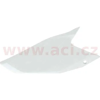 Boční číslové tabulky Husaberg/Husqvarna, RTECH (bílé, pár)