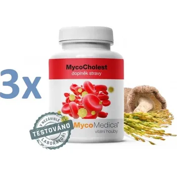 Náplast MycoMedica MycoCholest 3 x 120 kapslí + Sada náplastí Hartmann Cosmos s polštářkem 5 kusů