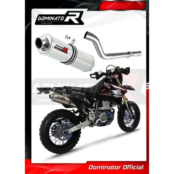 Výfuk pro motocykl Laděný výfuk DOMINATOR SUZUKI DRZ DR-Z 400 S / SM 00-19 KULATÁ KONCOVKA STANDART