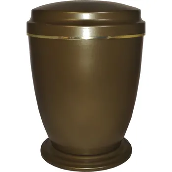 Smuteční dekorace Obal na urnu, bronzová metalická mat