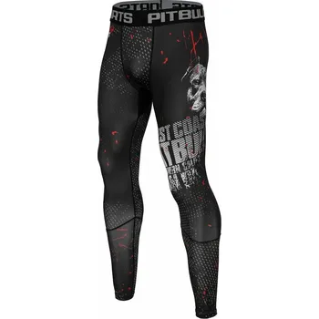 Dámské legíny PitBull West Coast - pánské legíny Blood Dog Barva: Černá, Vel: XL