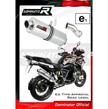 Auto-moto Homologovaný Laděný výfuk DOMINATOR BMW R1250GS 2018-2020 1G13 OVÁLNÁ KONCOVKA HOMOLOGACE