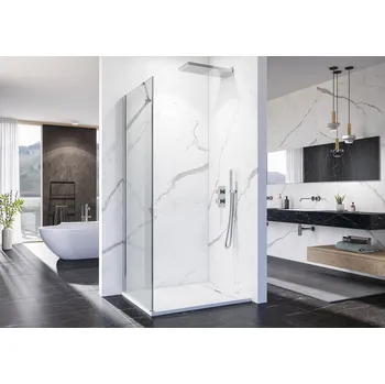 Sprchové dveře Aquatek Better F1 95 pevná boční stěna do kombinace s dveřmi, 92-94 cm, sklo 8mm