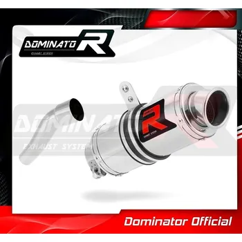 Motodíl Laděný výfuk DOMINATOR APRILIA RS 125 99-05 KULATÁ KONCOVKA KRÁTKÁ GP1