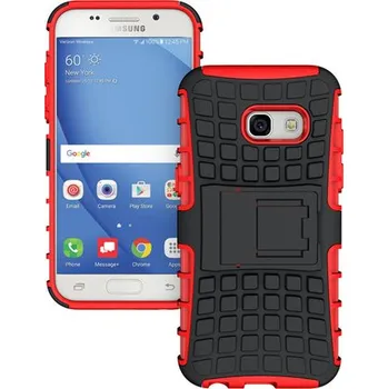 Pouzdro na mobilní telefon Beweare Outdoor kryt se stojánkem na Samsung Galaxy A52 / A52 5G - červený