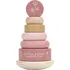 Dřevěná hračka Little Dutch Ring pyramide Pink