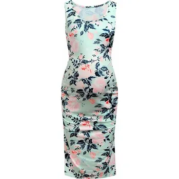 Těhotenské šaty Ever Pretty těhotenské šaty CM00016-3 zelená (XXL)