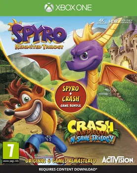 Hra pro Xbox One Spyro + Crash Game Bundle Xbox One