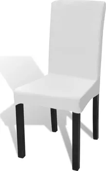 Potah na židli vidaXL Potah na židli 6 ks bílý