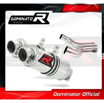 Výfuk pro motocykl Suzuki Laděný výfuk DOMINATOR YAMAHA XJ600 92-04 KULATÉ KONCOVKY KRÁTKÉ GP1