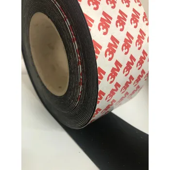 Autošampón A 9506 Pryž (guma) černá samolepicí, tloušťka 1mm, návin 10m, lepidlo 3M GPT-020 šířka: 6mm