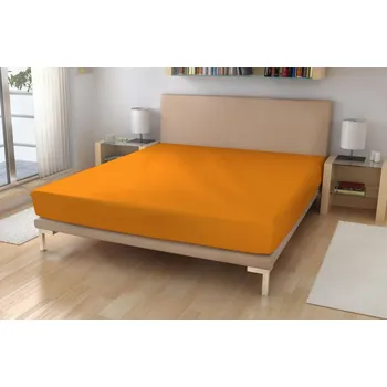 Prostěradlo Froté prostěradlo EXKLUSIVE Pomerančová 180x200