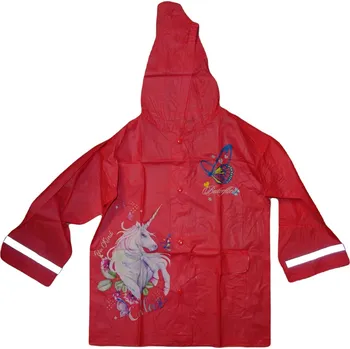 Pláštěnka Dívčí růžová pláštěnka s koníkem Unicorn 86 - 92